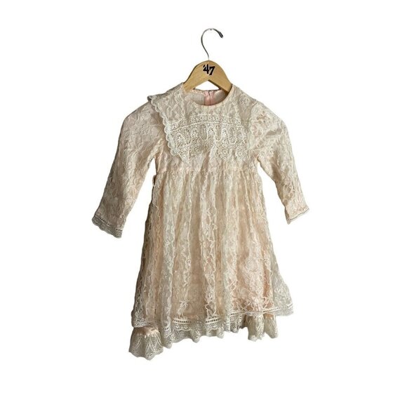 Vintage Gunne Sax By Jessica McClintock Toddlers Dress - 5 - Picture 1 of 16